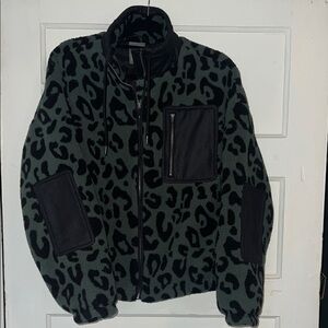 Sweaty Betty Black and Gray Teddy Jacket